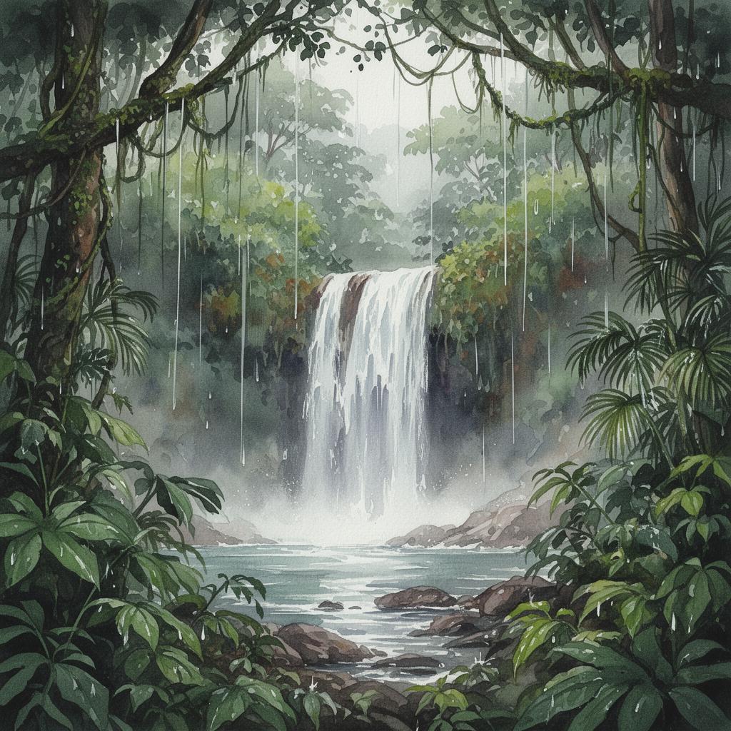 Chocóský prales – watercolor
